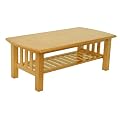 American Furniture Alliance Stanford Mission Coffee Table, Golden Oak
