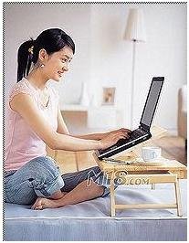 Portable lap Notebook Computer Table Laptop Desk Stand