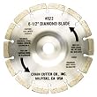 Crain 822 6-1/2-Inch Segmented Diamond Saw Blade for 812H Super Saw