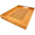 Totally Bamboo Lattice Tray, 14 by 19-Inch
