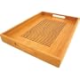 Totally Bamboo Lattice Tray, 14 by 19-Inch