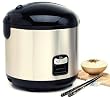 Maxi-Matic DRC-1000B Elite Platinum 10-Cup Stainless Rice Cooker, Black
