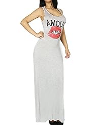 Full Length General Print Acrylic/Cotton/Nylon/Polyester/Rayon/Spandex/Viscose/Wool Spring Summer Fall Winter Sleeveless Maxi Dress 