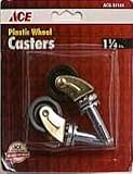 SHEPHERD HARDWARE 51124 ACE SWIVEL BEARING FURNITURE CASTER(PACK OF 6)