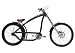 Nirve Switchblade Custom Chopper Men's Three Speed Crusier Bike with Disc Brake (26-Inch Wheels, Gloss Black)