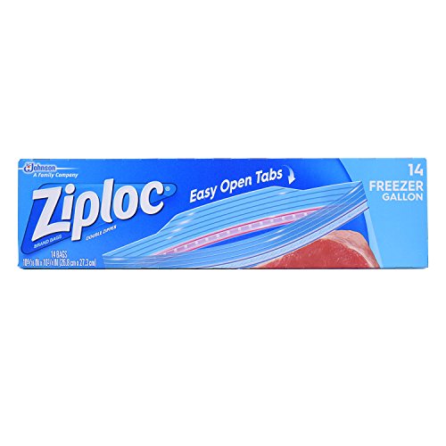 Ziploc Freezer Bags Gallon, 14 ct