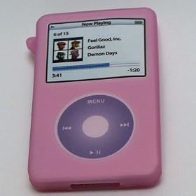 Pink Silicone Skin Case For Apple iPod classic 160GB