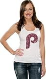 Philadelphia Phillies Women's Cooperstown White Scoop Neck Tunic Length Tank