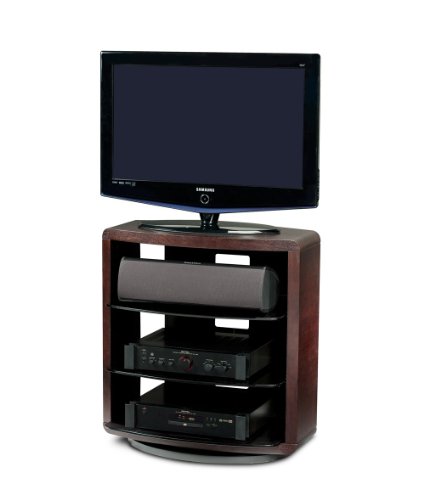 BDI Valera 9721 Single Wide Tall Open TV Stand (Espresso Stained Oak)