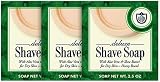 Van der Hagen Deluxe Shave Soap-2.5 oz, 3 ct (Quantity of 4)