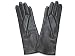 Fownes Women's Cashmere Lined Black Lambskin Leather Gloves 6.5/S
