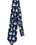 John Ashford Snow Clones Holiday Tie