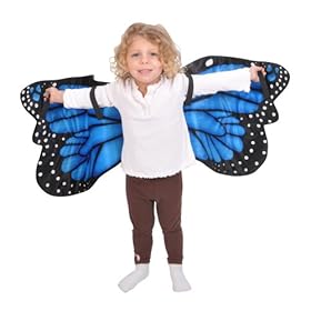 Blue Morpho Butterfly Plush Costume Wings by Adventure Kids: One Size Fits Most with 44 inch Wingspan by Adventure Kids