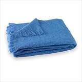 Brushed Mohair Throw in Provence