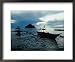 Outrigger Boats at Dusk in Sigaboy, Davao Oriental, Philippines, Southern Mindanao Styles Framed Art Poster Print by Eric Wheater, 22x18
