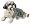 Shih Tzu (Silver/White)