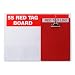 Brady  122049, Red on White 5S Red Tag Board with Clipboard (1 Kit)