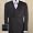 Charcoal Chalk Stripe