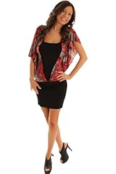 Sexy Flutter Polyester/Spandex Snake Print Club Dress 