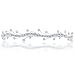 Bling Jewelry White Cap Crystal Waves of Vines Bridal Tiara Headband