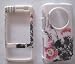 for Nokia N95 snap on cover faceplate ASIAN FLOWERS 2 design (many other designs available!)