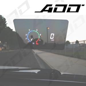 Head up Display Speedometer HUD Km OBD Rpm/speed/water Temp/volt