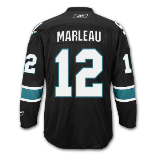 Patrick Marleau San Jose Sharks Reebok Premier Replica Alternate NHL Hockey Jersey Size L