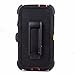 Huaxia Datacom Camo Tree Defender Military Grade Hybrid Case w/ Holster and Belt Clip For Samsung Galaxy S4 SIV I9500 - Camo Tree on Orange