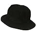 Big Size Microfiber Golfer Hat - Black (For Big Head)