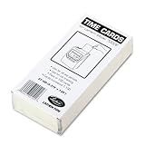 Lathem Time E7-100 Universal 2-Sided Time Cards For 7000E Time Recorder, Numbered 1-100, 100/Pack