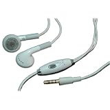 White Stereo Headset with Built-in Microphone and Click / Hold Button for Apple iPhone 3G and iPhone 3GS 3G Speed