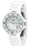 Bianci Swiss #H262-MOP Women's MOP Dial White Ceramic Watch