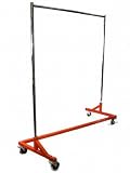 Heavy-Duty Z-Rolling Rack, Clothing Rack, Garment Rack