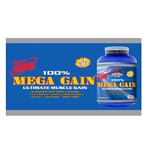 Goliath Mega Labs Gain Ultimate Mass Gainer, Vanilla, 8-Pounds