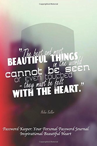Password Keeper: Your Personal Password Journal Inspirational Beautiful Heart