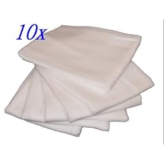Mullwindeln wei� 60/80 - 10er Pack