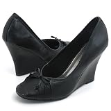 Bamboo Magic01 Wedges Black 6 Black