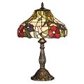 Peonies Tiffany Table Lamp