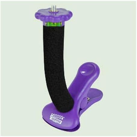 Camera Clipper Compact Camera Edition, Yellow - Camera Clamp Mount with Standard 1/4" Tripod Screw