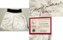 Earnie Shavers Signed White Boxing Trunks