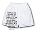 White Boxer Short with That some should be rich shows that others may become rich, an...