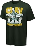 Green Bay Packers Clay Matthews Sack Men's T-Shirt, Large