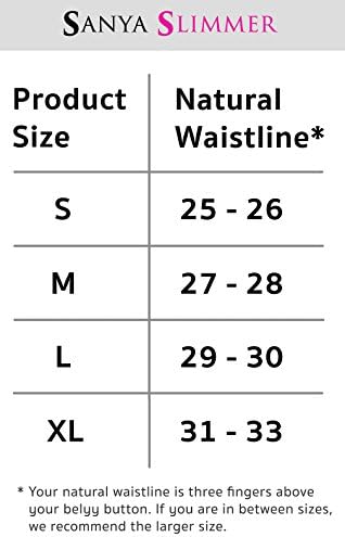 Sanya Slimmer Women's Latex Waist Cincher Corset Body Shaper Hi-Waist Short