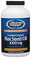 Vitamin Shoppe - Certified Organic Flax Seed Oil, 1000 mg, 300 softgels