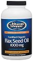 Vitamin Shoppe - Flax Seed Oil Certified Organic, 1000 mg, 300 softgels