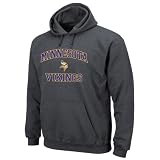 Minnesota Vikings Charcoal Heart and Soul II Hooded Sweatshirt