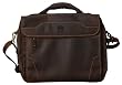 NCAA Embossed Leather Computer Briefcase - Dakota Pines