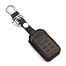 JessicaAlba®Leather key fob holder case chain cover For Honda ACCORD CIVIC CROSSTOUR CR-V CR-Z FIT INSIGHT ODYSSEY PILOT RIDGELINE CITY VTi Deluxe VTi Luxury VTi-S