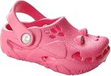 Polliwalks Children's Frog Clogs,Fuchsia Pearl,12 M