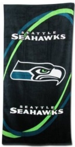 NFL Football Seattle Seahawks Towel for the Beach - Can Be Used for Bath